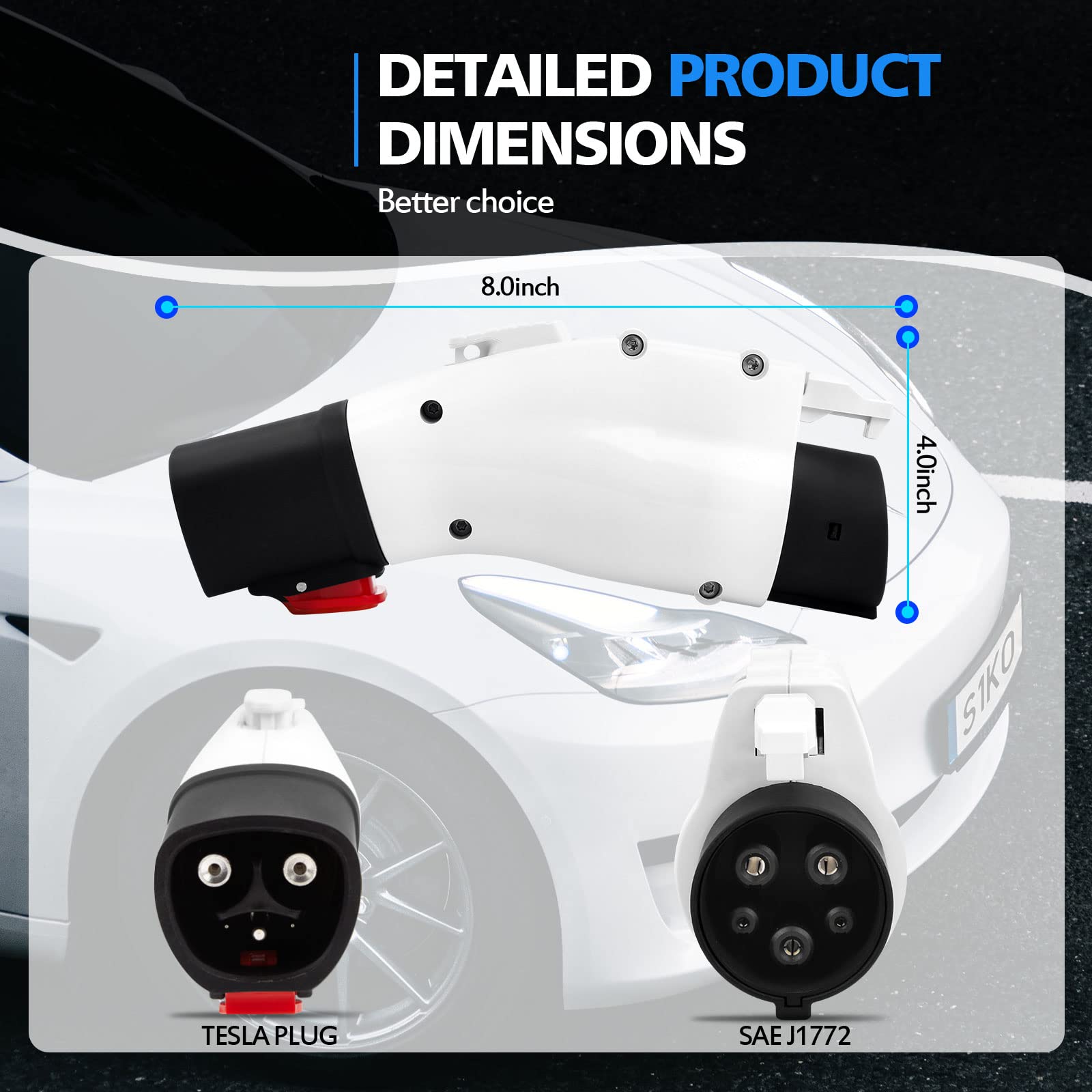 Amazon.co.jp: [J1772 EV、Tesla - J1772充電アダプター、最大48